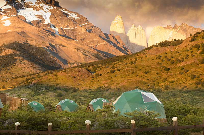 Hoteles en Chile.Ecocamp Patagonia
