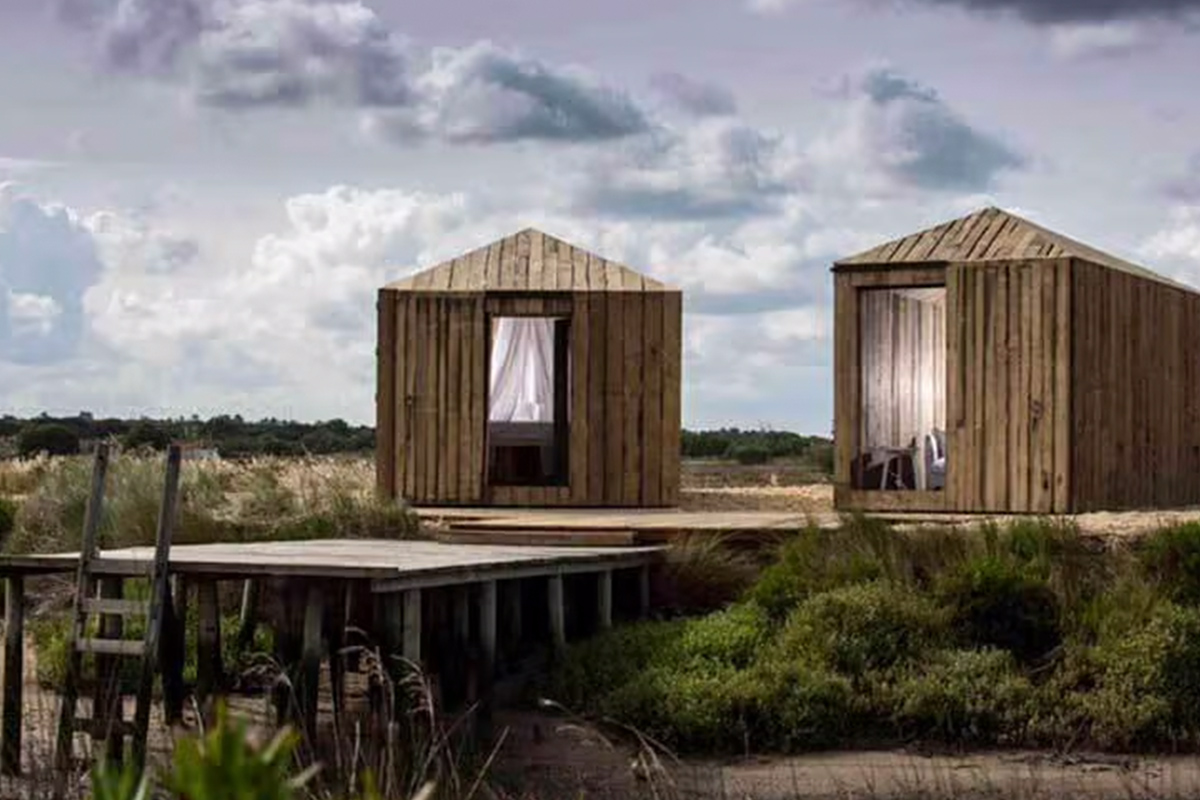 Cabañas de lujo en plena naturaleza para escapada romántica