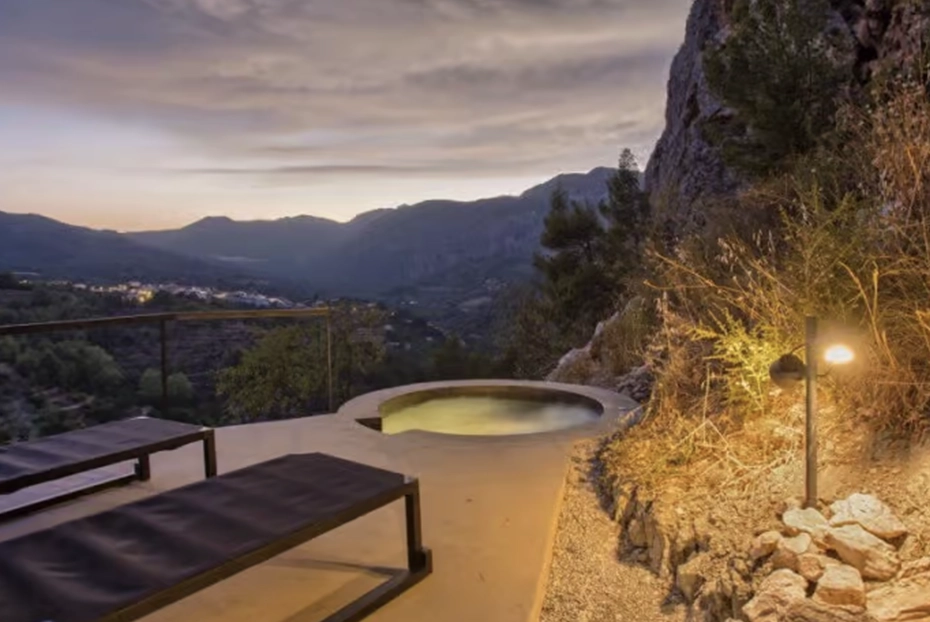 Plan romantico en San Valentin en uno de los jacuzzis de VIVOOD privados