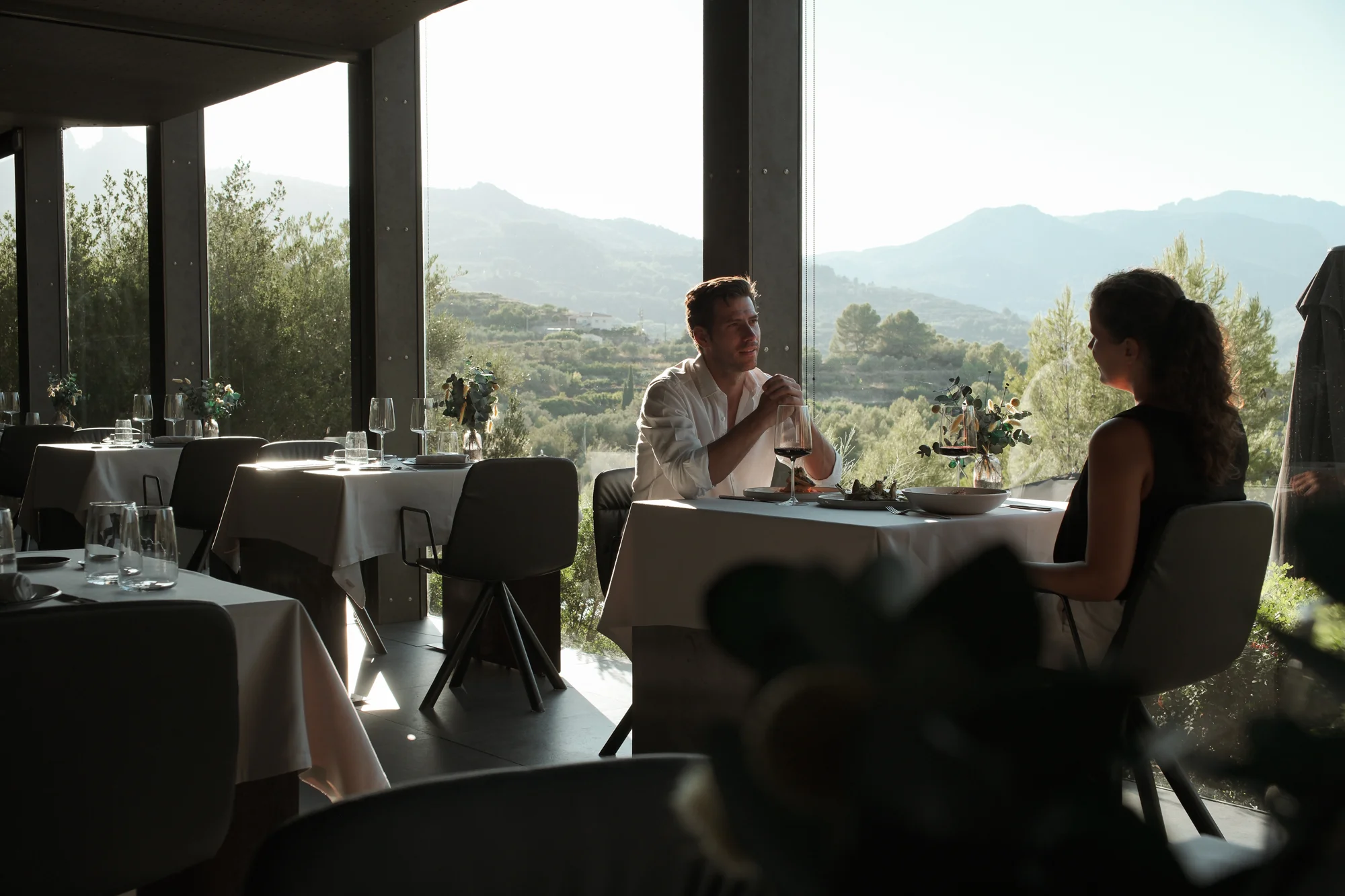 - gastronomía con vistas en VIVOOD Guadalest