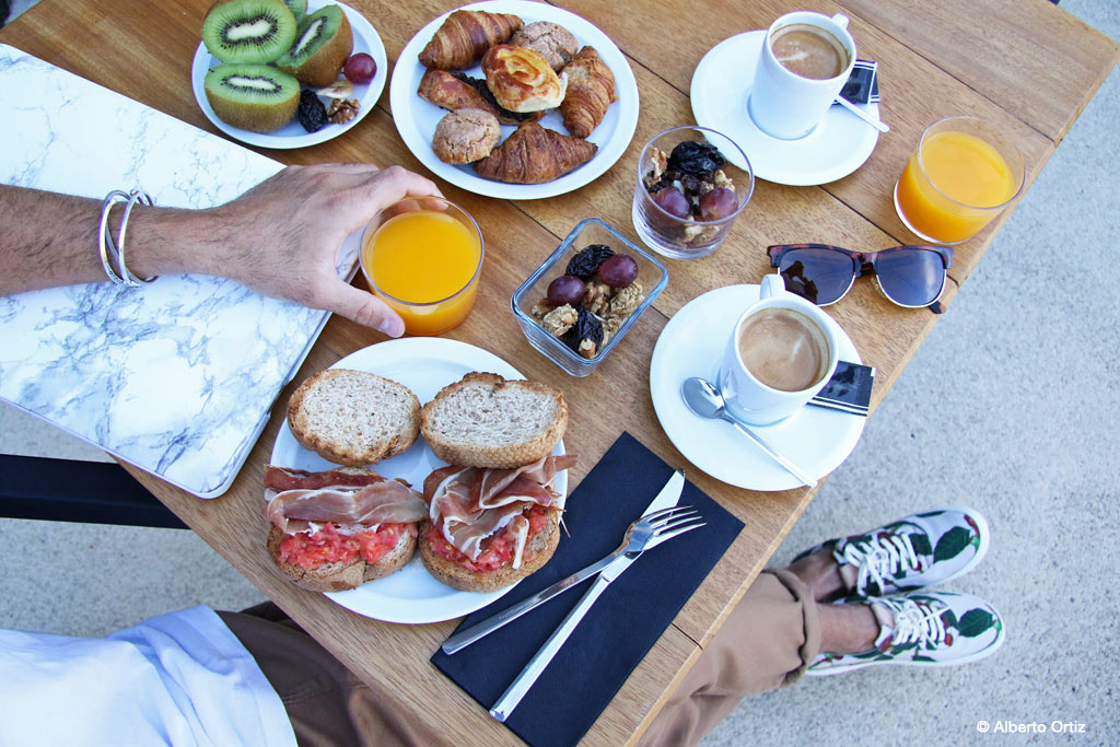 desayuno en la cama