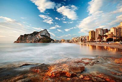 Vista de Calpe y el Peñón de Ifach, excursión desde VIVOOD