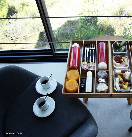 Desayuno con vistas en VIVOOD Hotel Paisaje, experiencia romántica