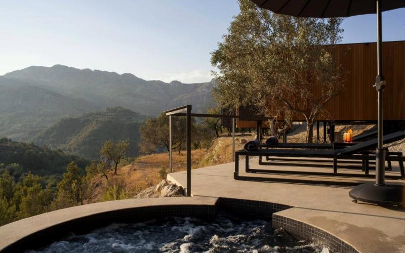 Hotel para parejas VIVOOD en la naturaleza, vistas al valle de Guadalest · Guadalest Alicante